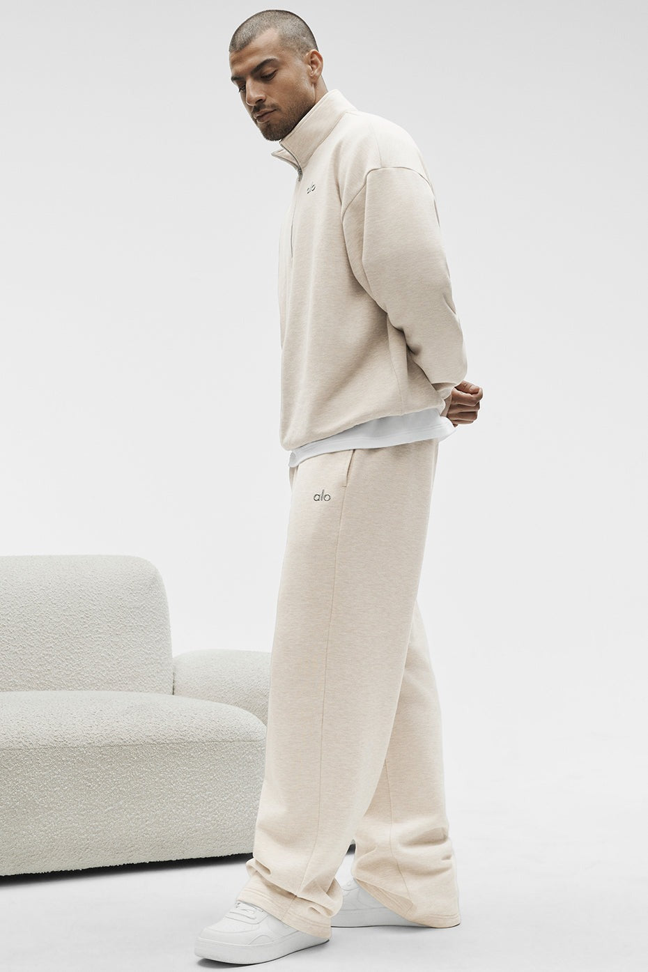 Accolade Straight Leg Sweatpant - Oatmeal Heather