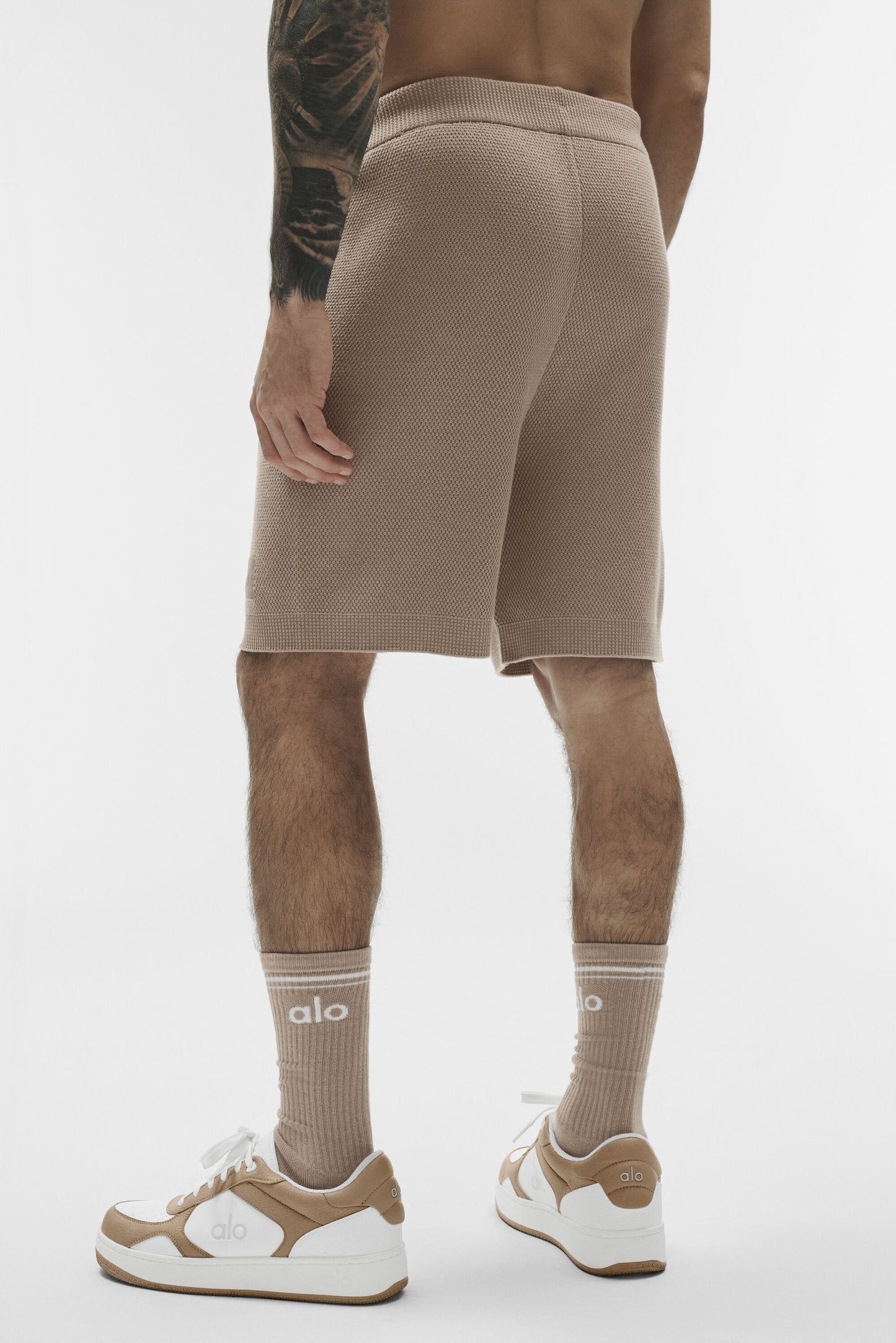 7" Sports Club Sweater Knit Short - Gravel