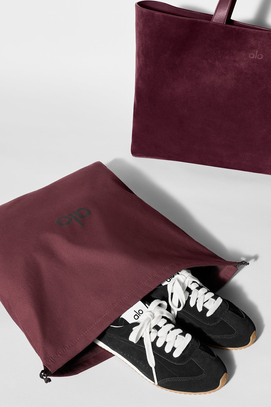ALO Tranquility Tote - Bordeaux Suede