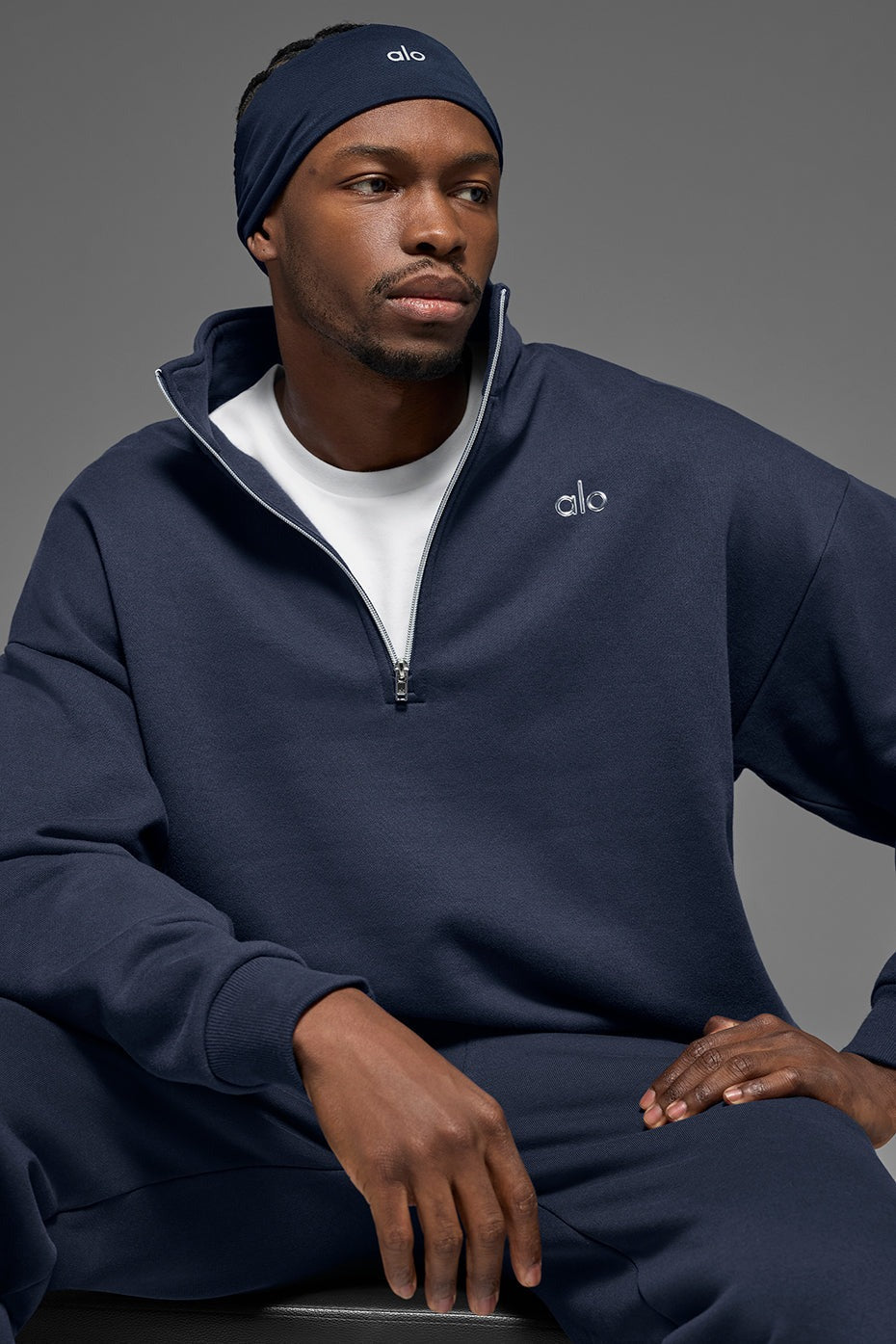Performance Conquer Headband - Navy