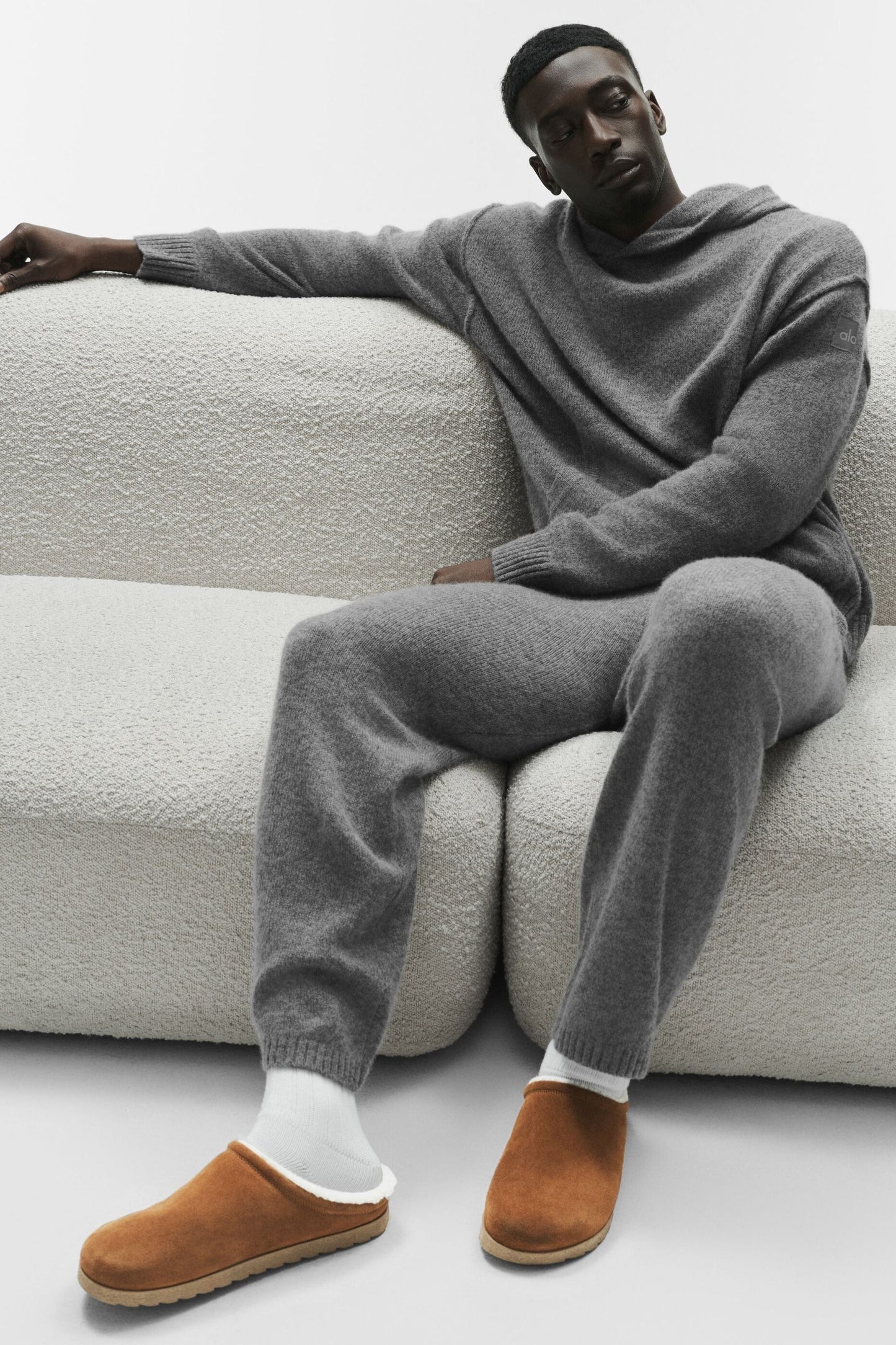 Wool Cashmere New Class Hoodie - Platinum Grey