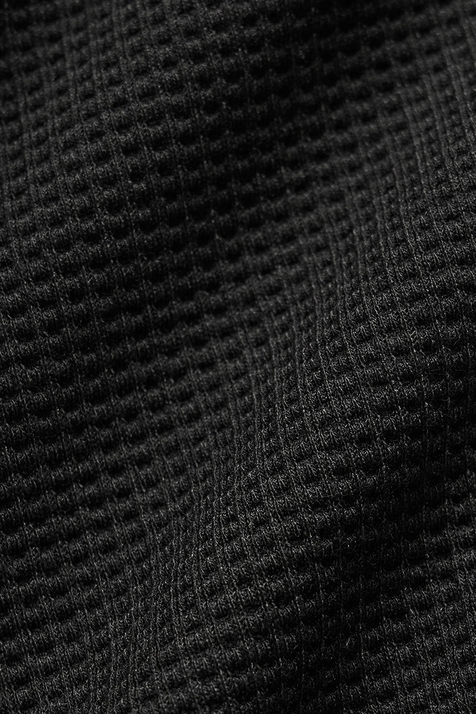 Waffle Lounge Jogger - Black