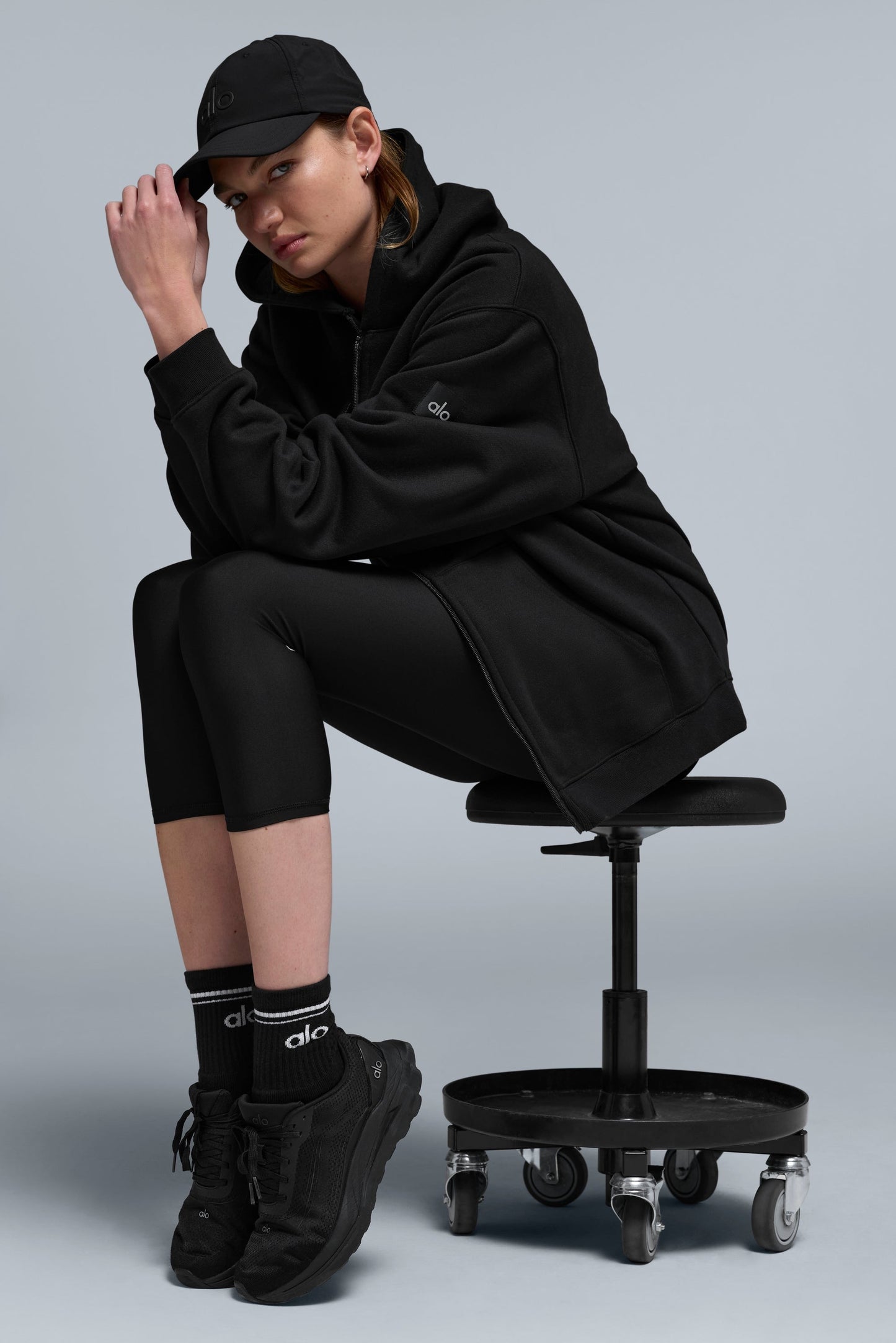 Unisex Half-Crew Throwback Sock - Black/White