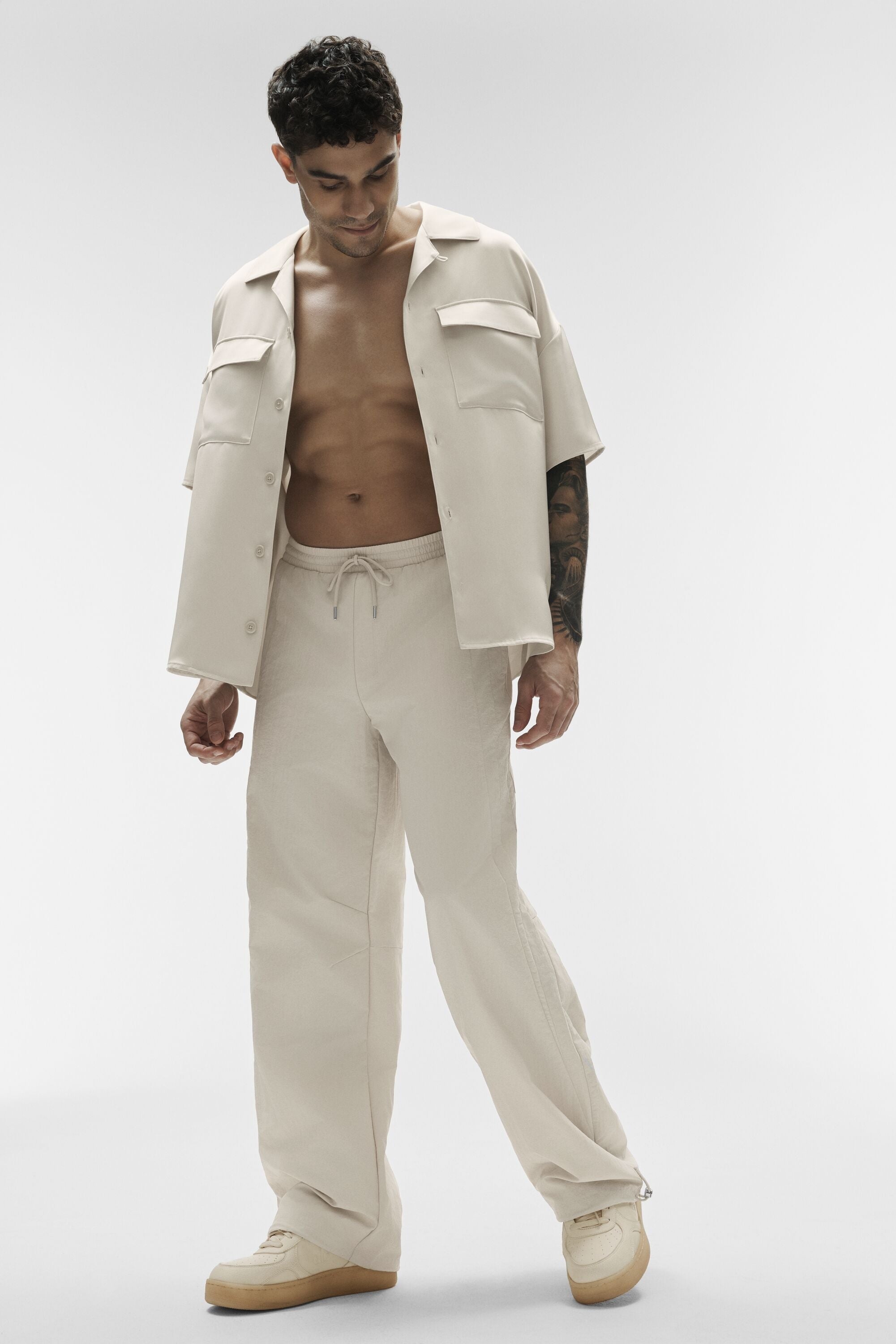 Takeaway Track Straight Leg Pant - Bone