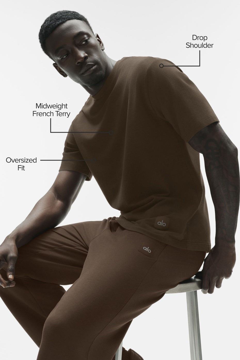 Double Take Short Sleeve - Espresso