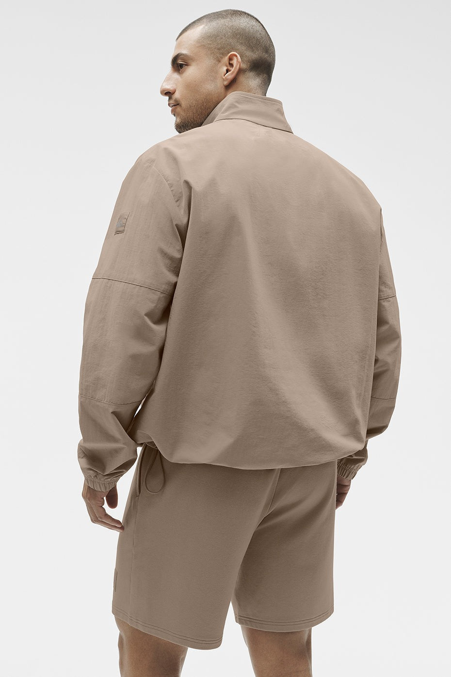 Light Weight Takeaway Track Pullover - Gravel