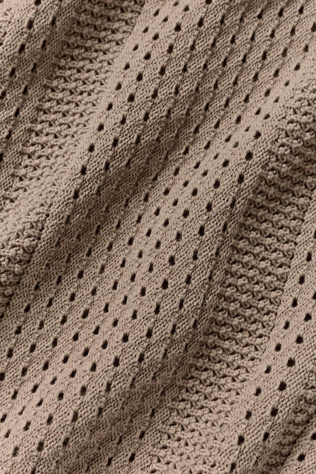 Coastline Knit Short Sleeve Polo - Gravel