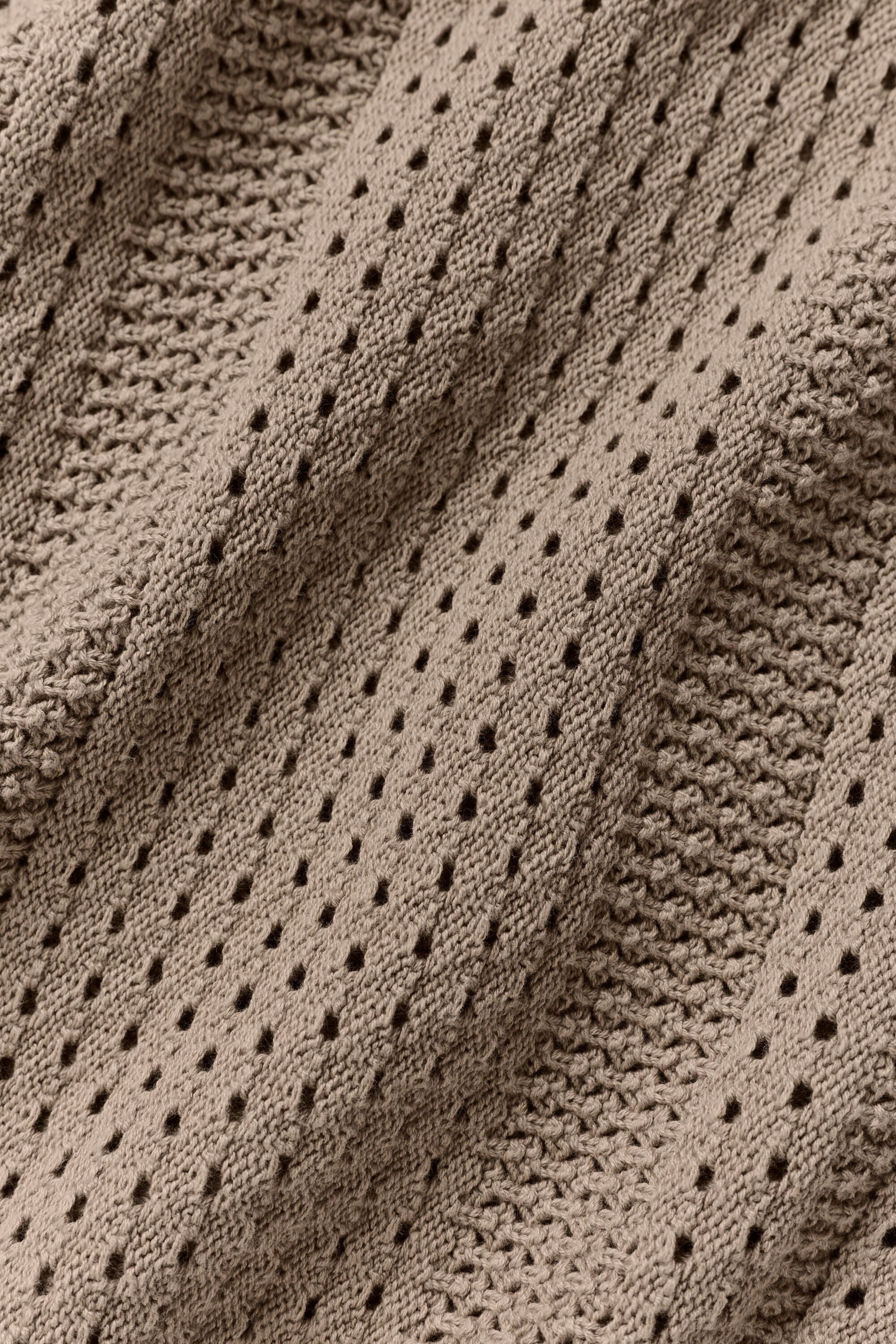 Coastline Knit Short Sleeve Polo - Gravel
