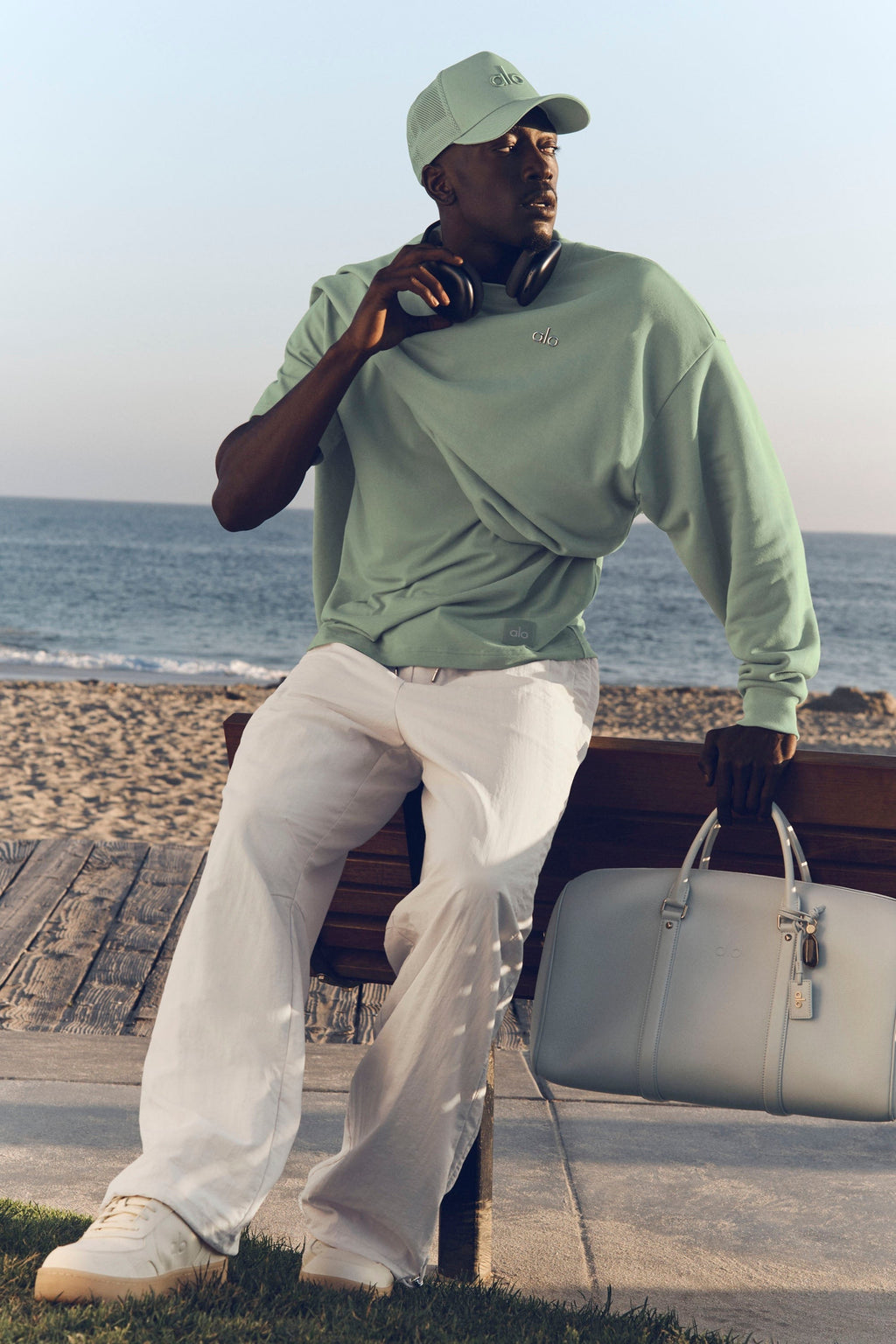Takeaway Track Straight Leg Pant - Bone