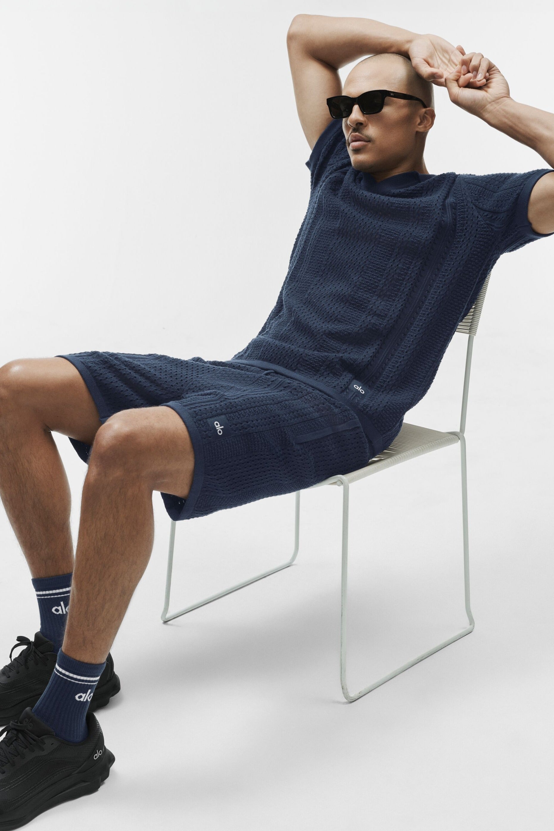 7" Coastline Knit Short - Navy