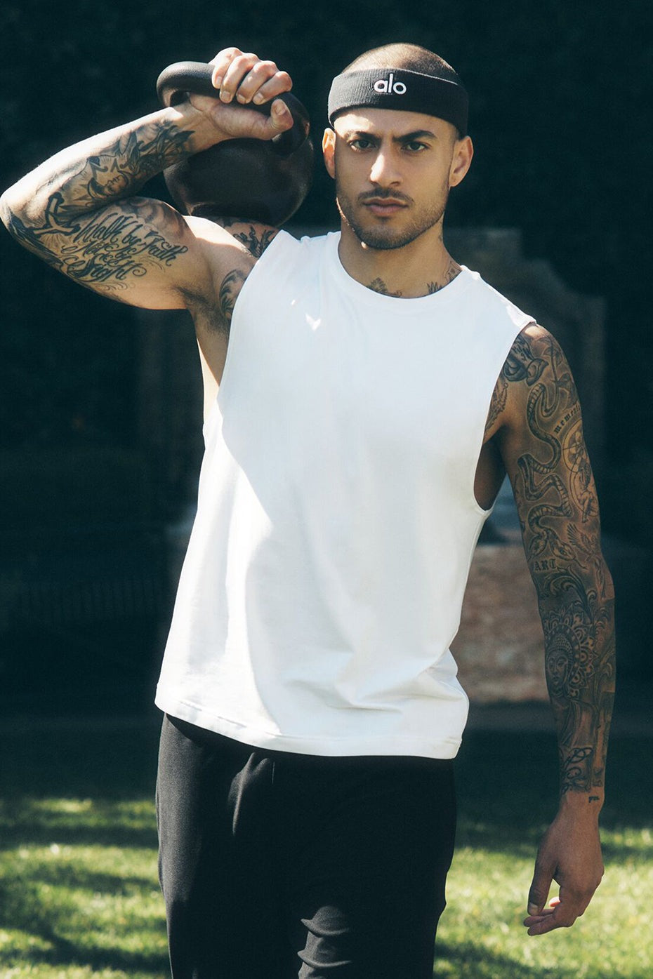 Conquer Muscle Tank - White
