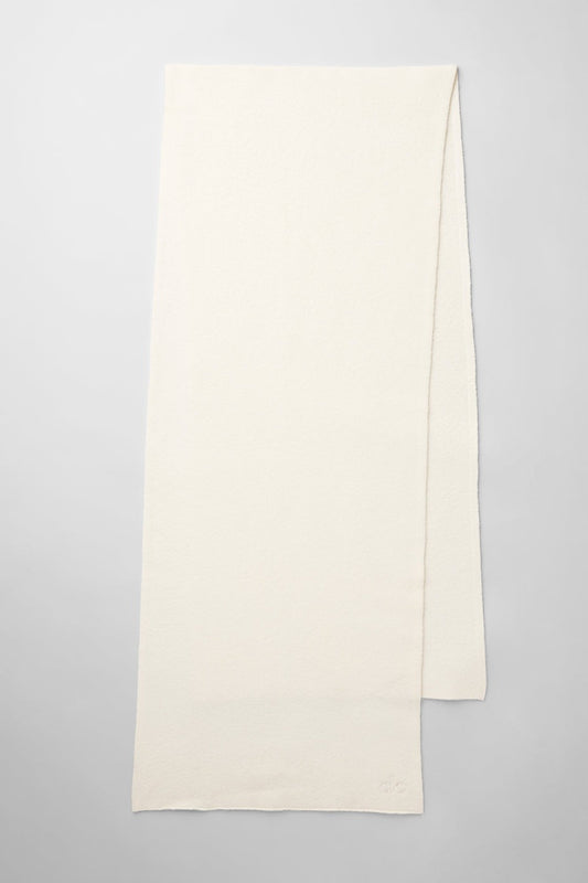 Merino Wool Oversized Scarf - Ivory