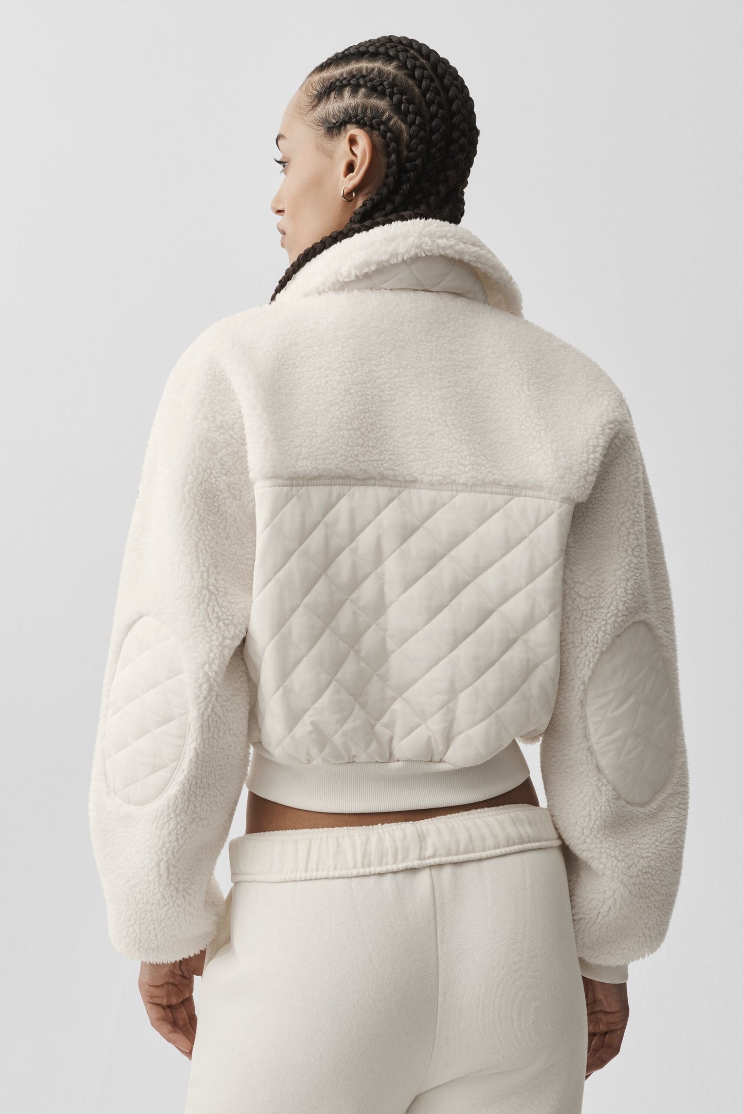Sherpa Edge Bomber - Ivory