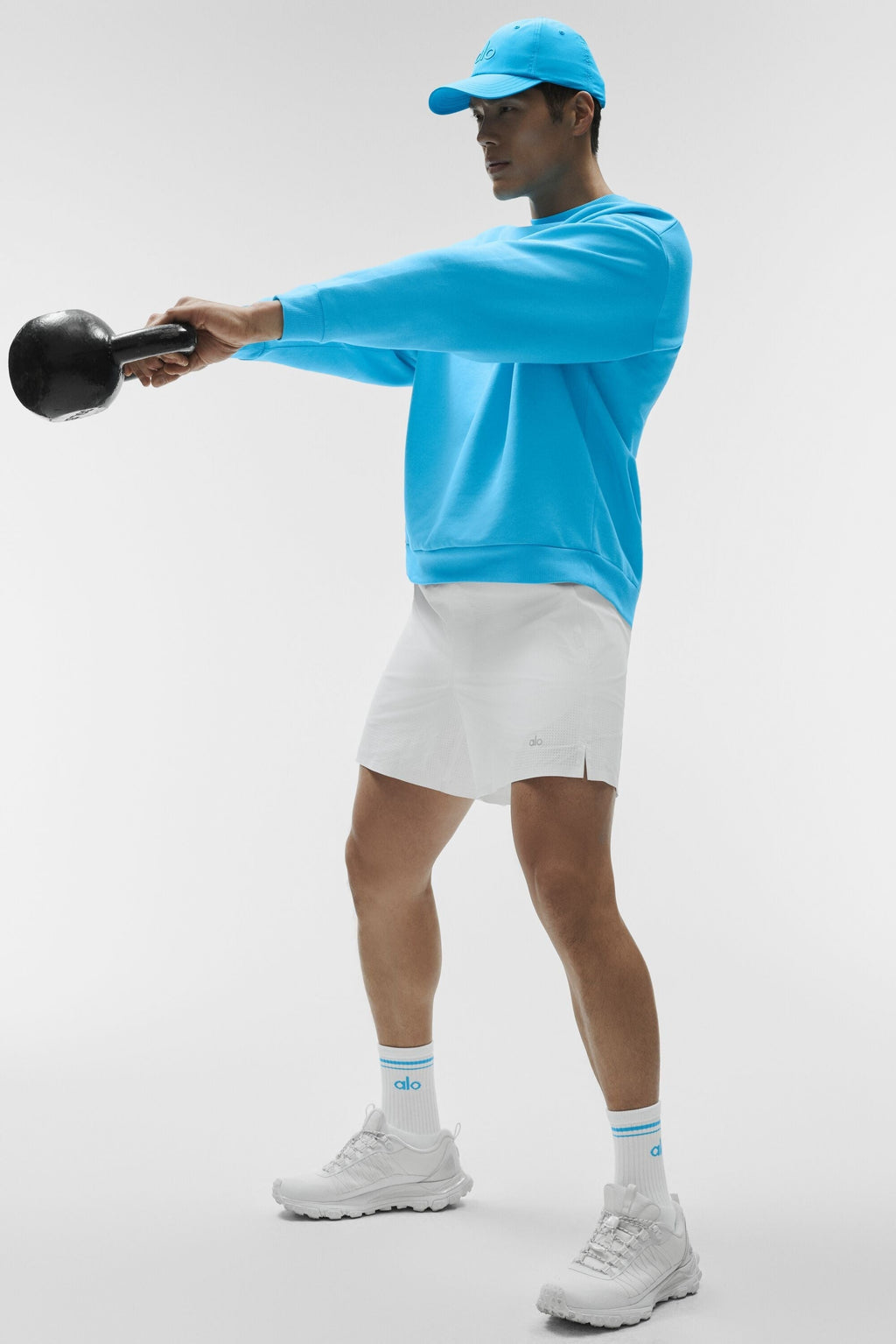 Accolade Crew Neck Pullover - Azure Blue