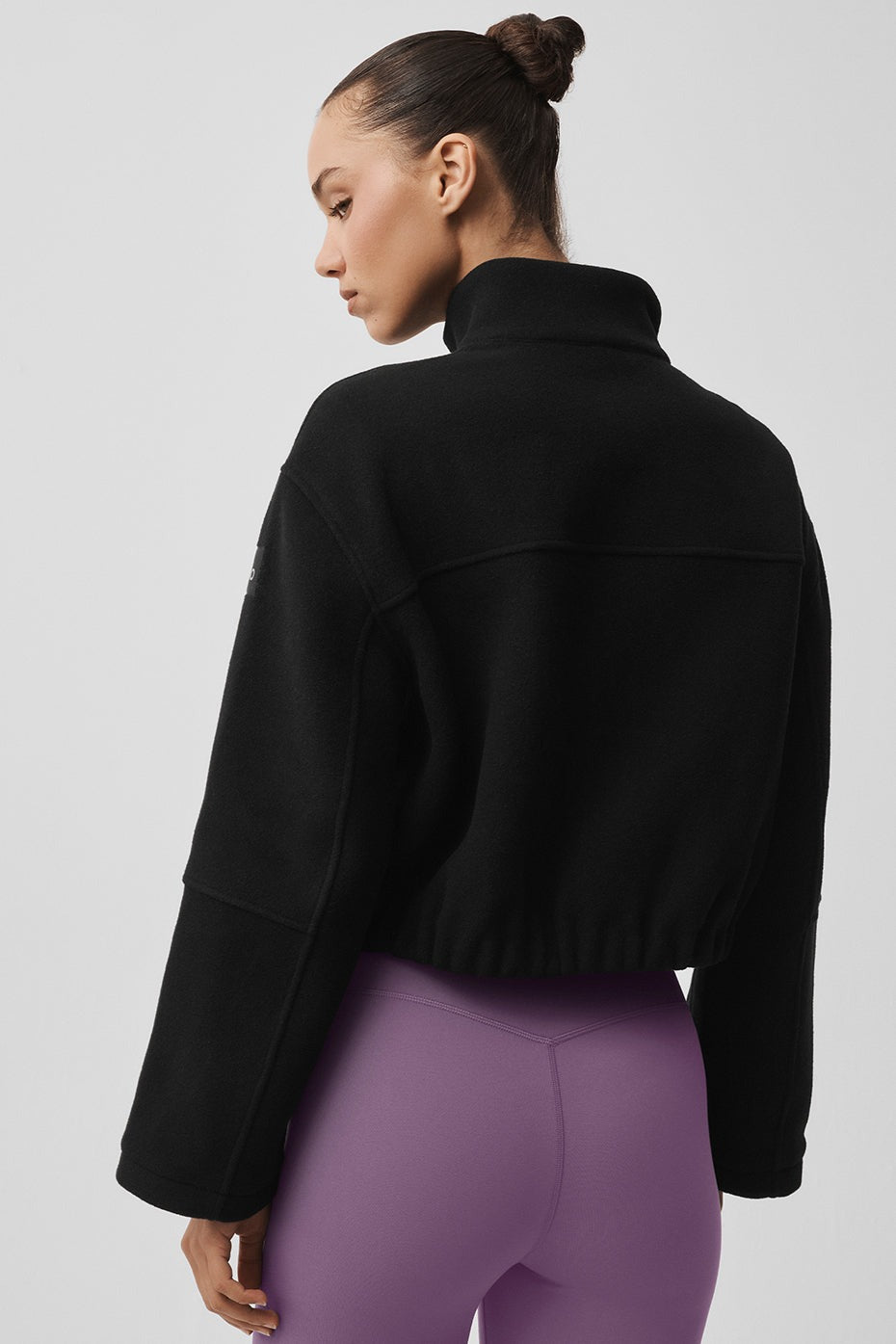 Double Face Wool City Girl Jacket - Black