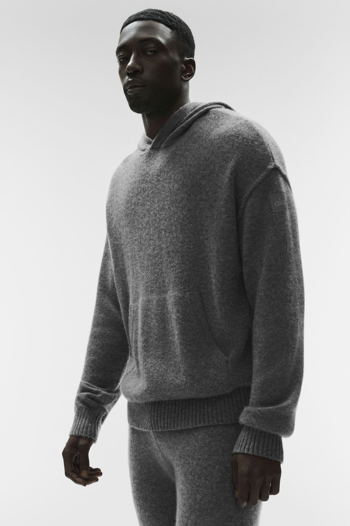 Wool Cashmere New Class Hoodie - Platinum Grey
