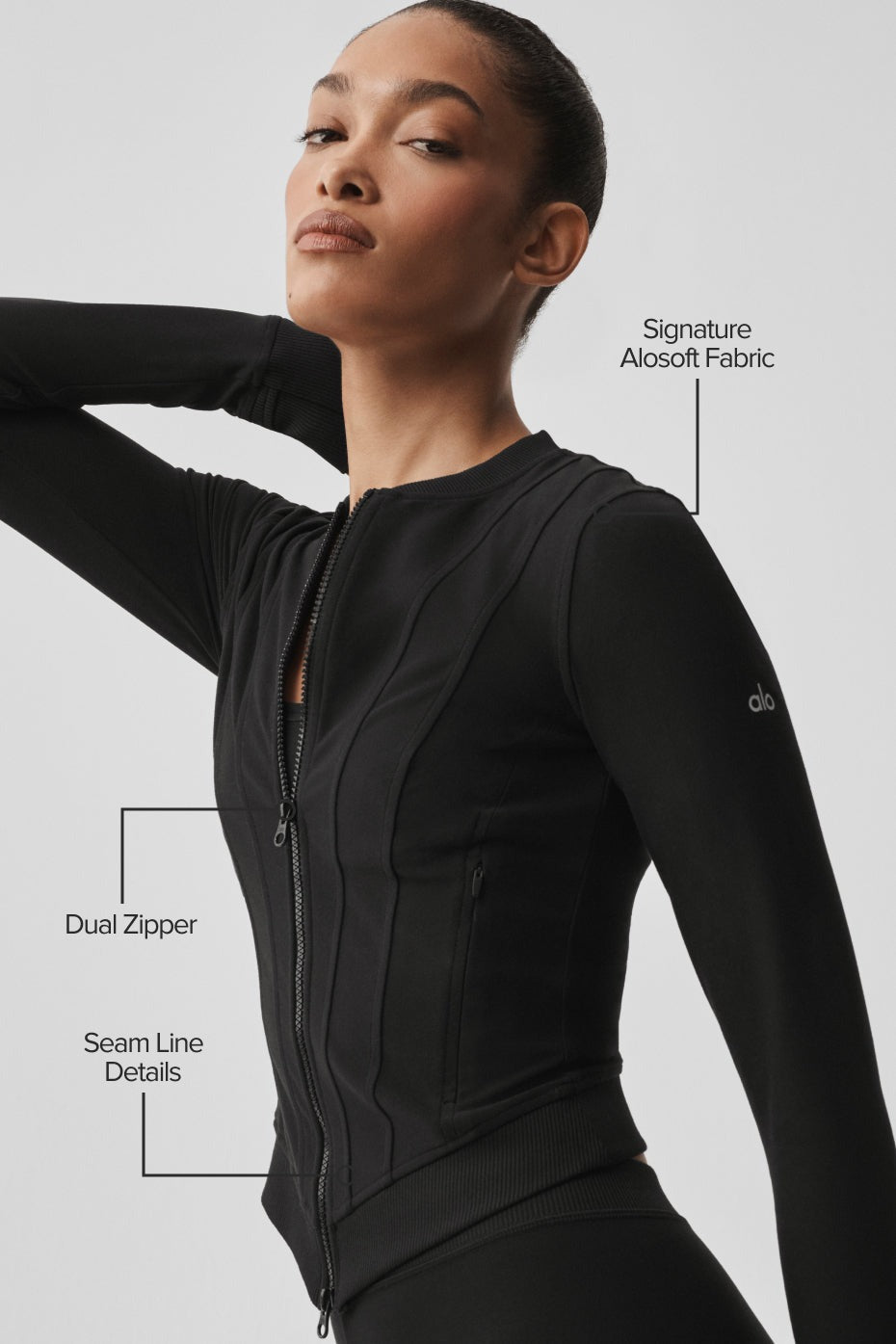 Alosoft Recharge Jacket - Black