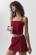 Cropped Connection Tank - Summer Romance Red
