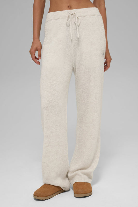 Wool Cashmere New Class Sweatpant - Bone Heather