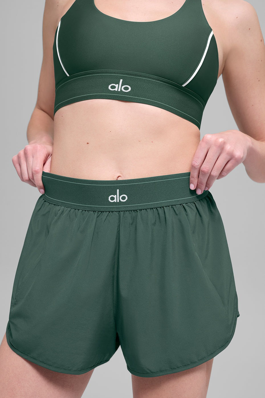 Match Point Short - Clover Green