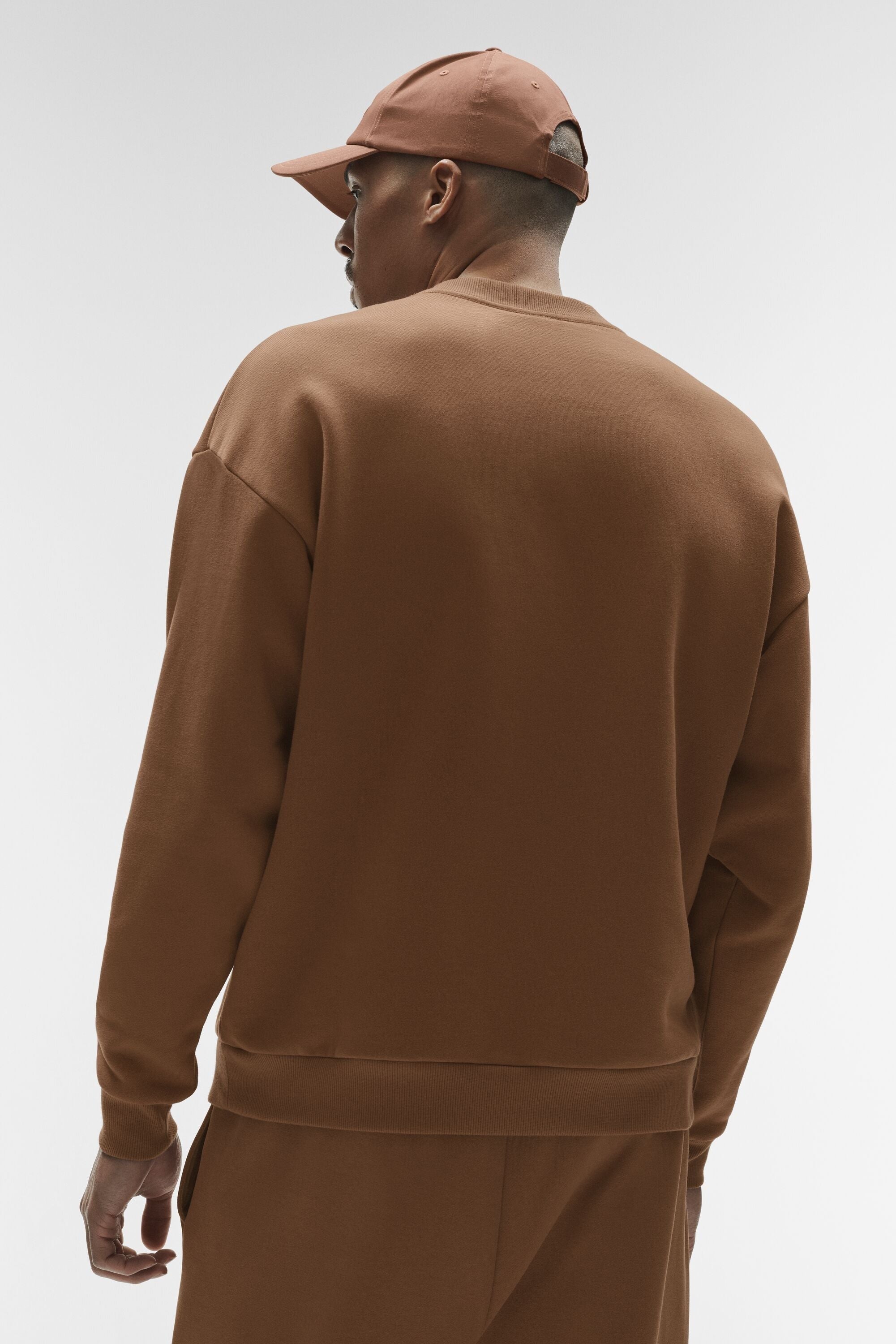 Accolade Crew Neck Pullover - Sun Kissed Brown