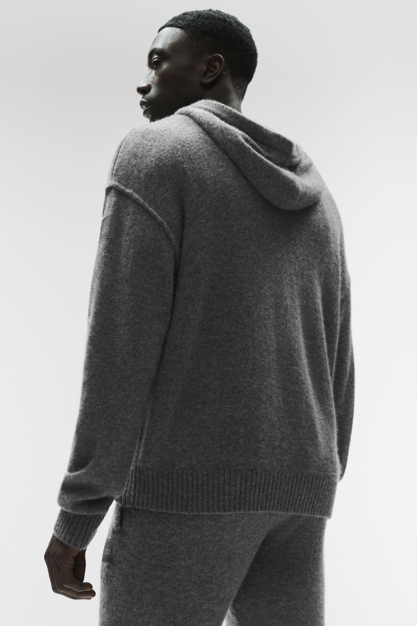 Wool Cashmere New Class Hoodie - Platinum Grey