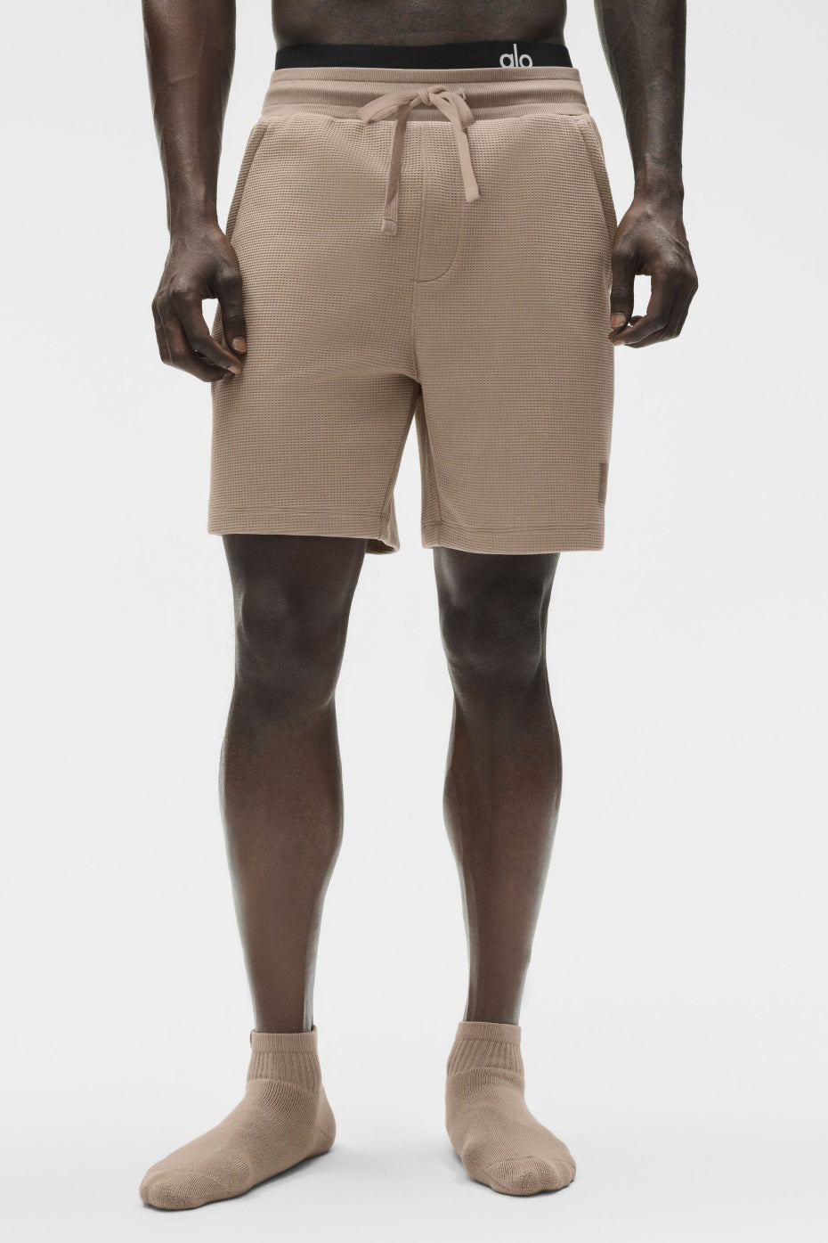 7" Waffle Lounge Short - Gravel