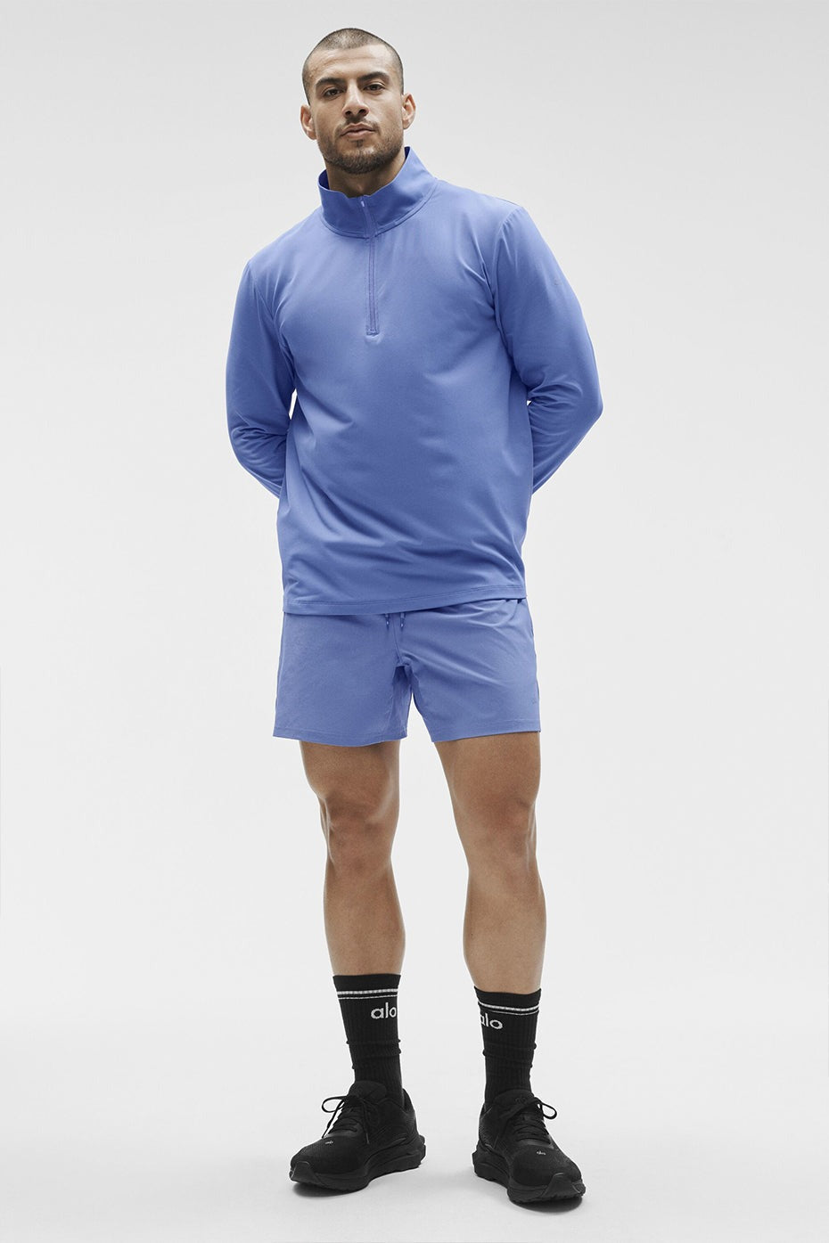 Conquer 1/4 Zip Reform Long Sleeve - Provence Blue