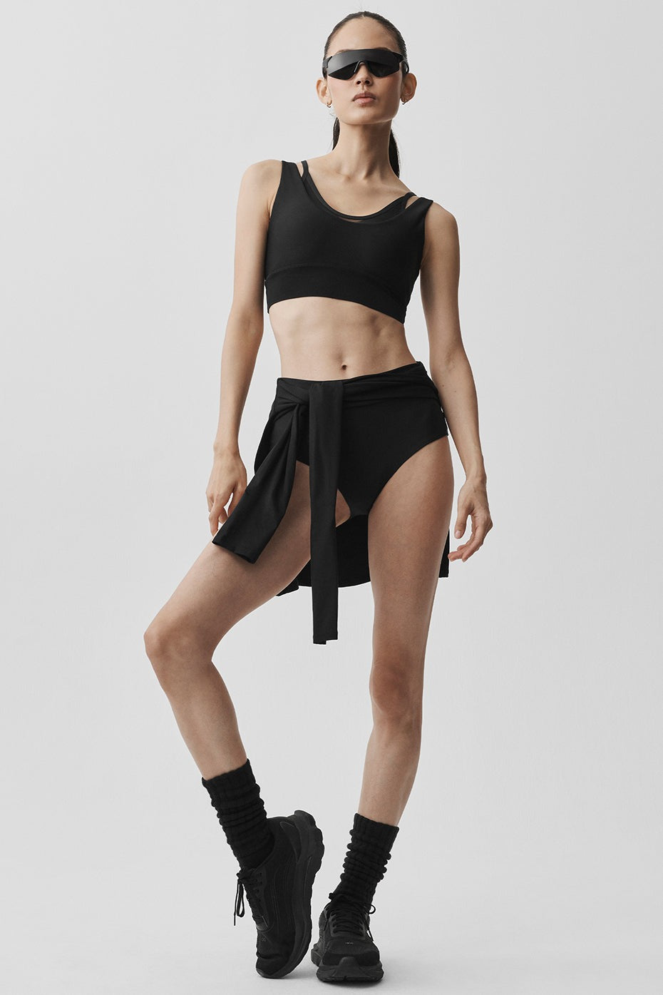 Airlift Double Trouble Bra - Black