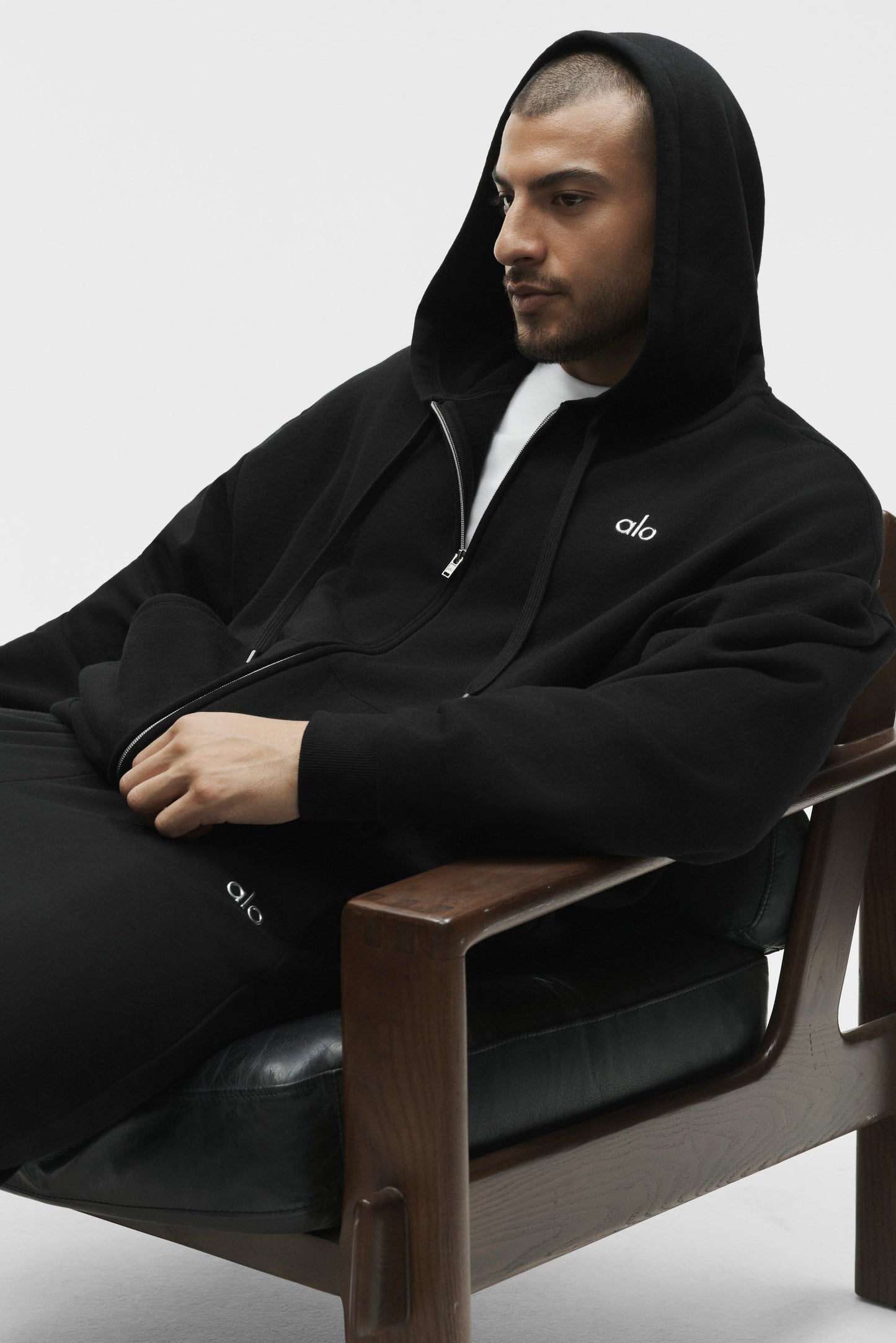 Accolade Full Zip Hoodie - Black