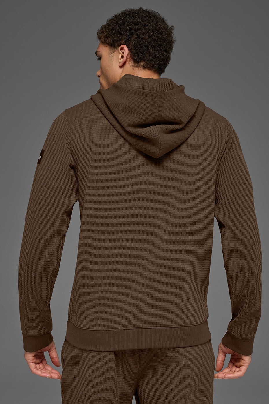 Waffle Lounge Hoodie - Espresso