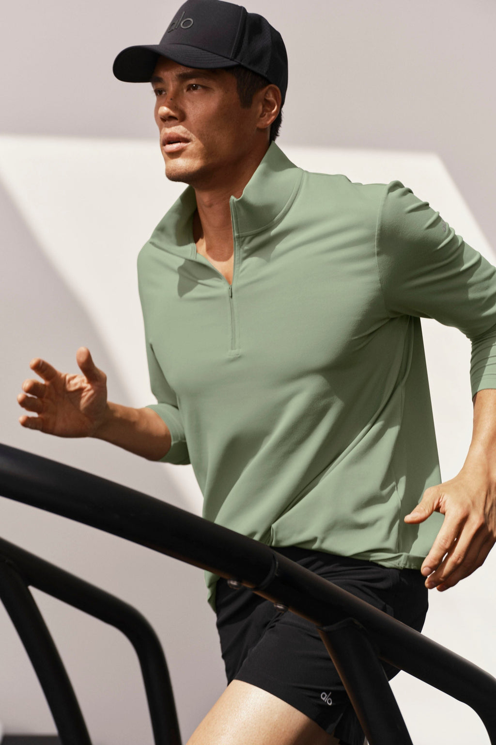 Conquer 1/4 Zip Reform Long Sleeve - Dune Grass