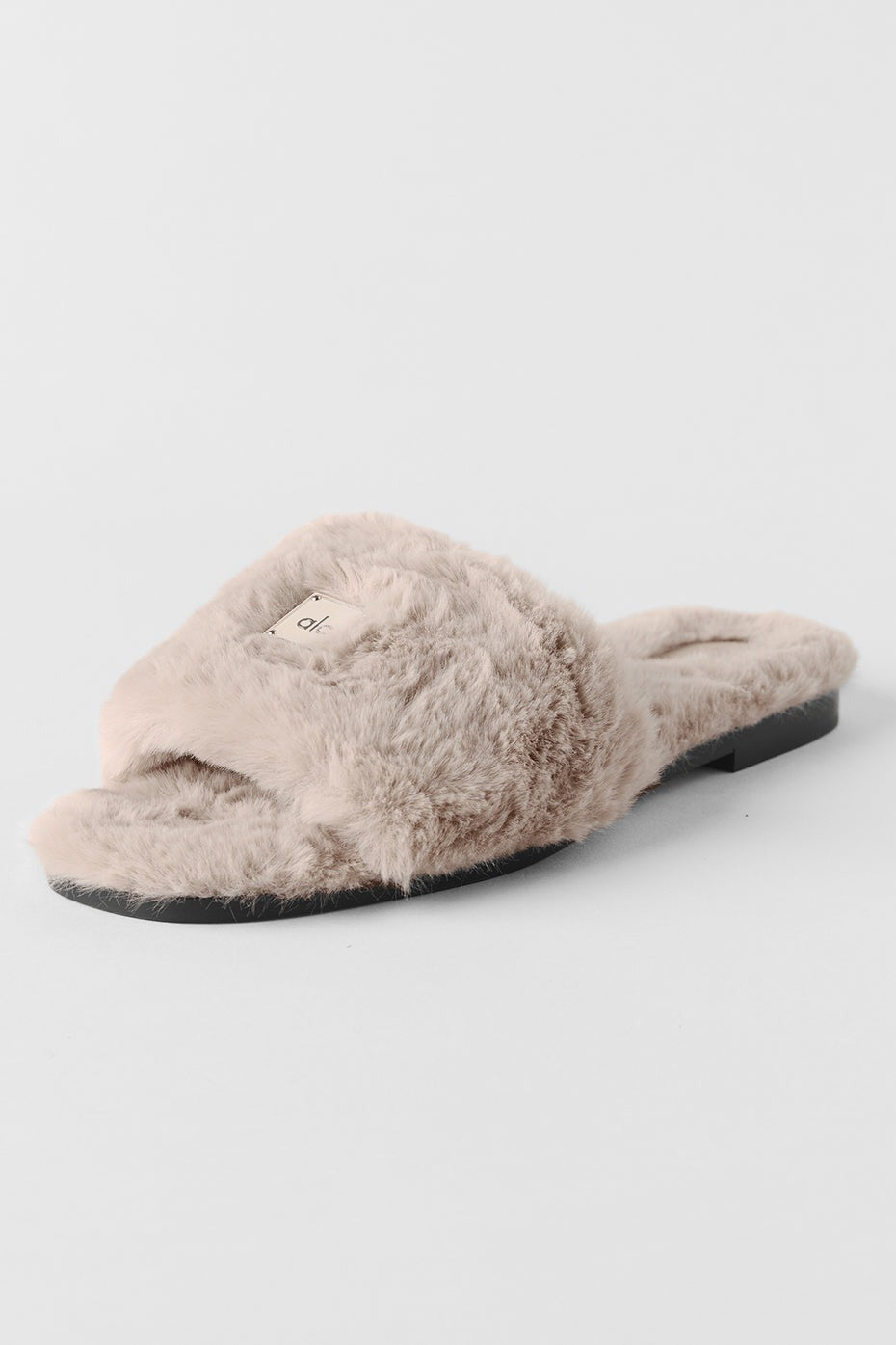 ALO Classico Faux Fur Sandal - Oat