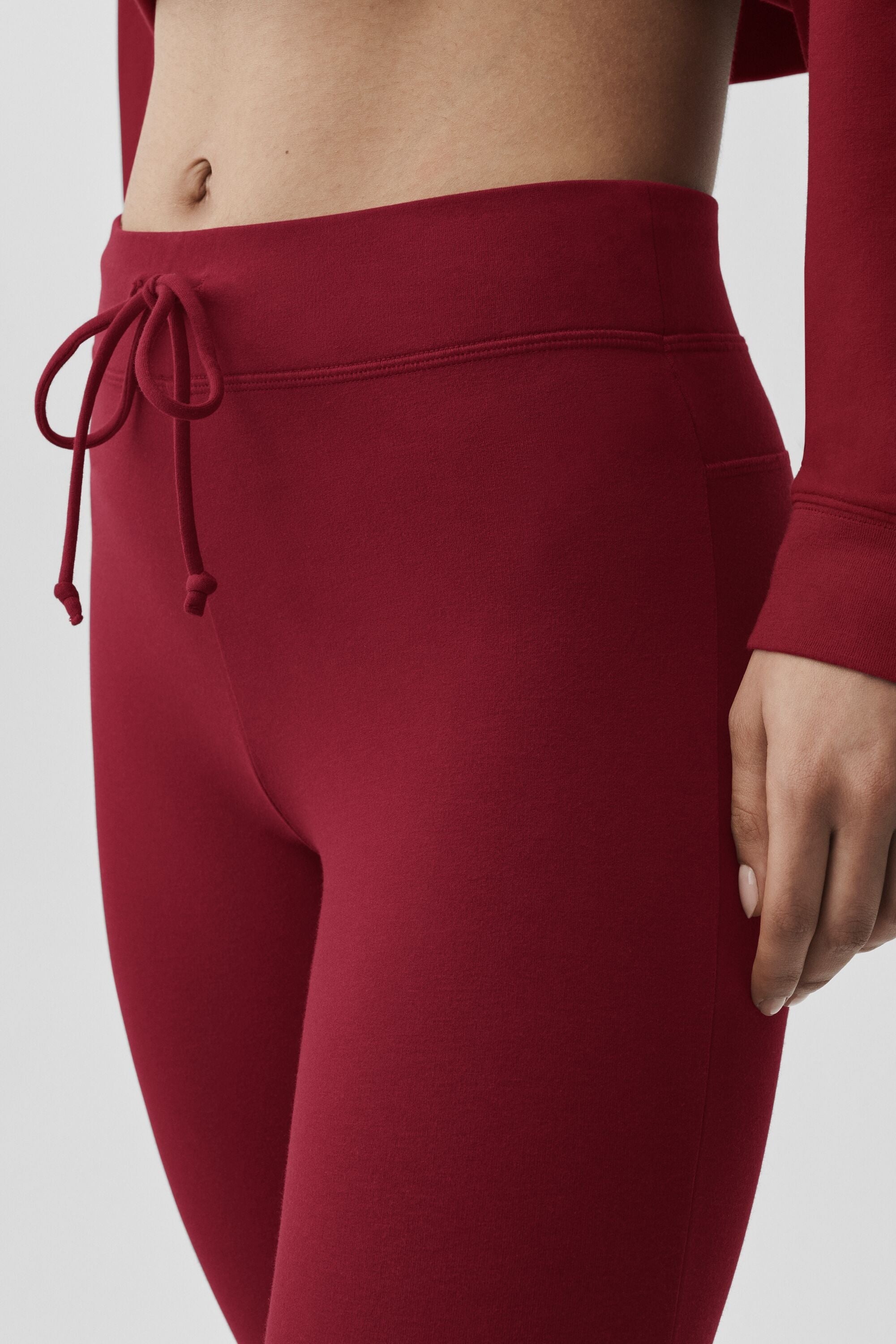 Sway Bootcut Sweatpant - Summer Romance Red