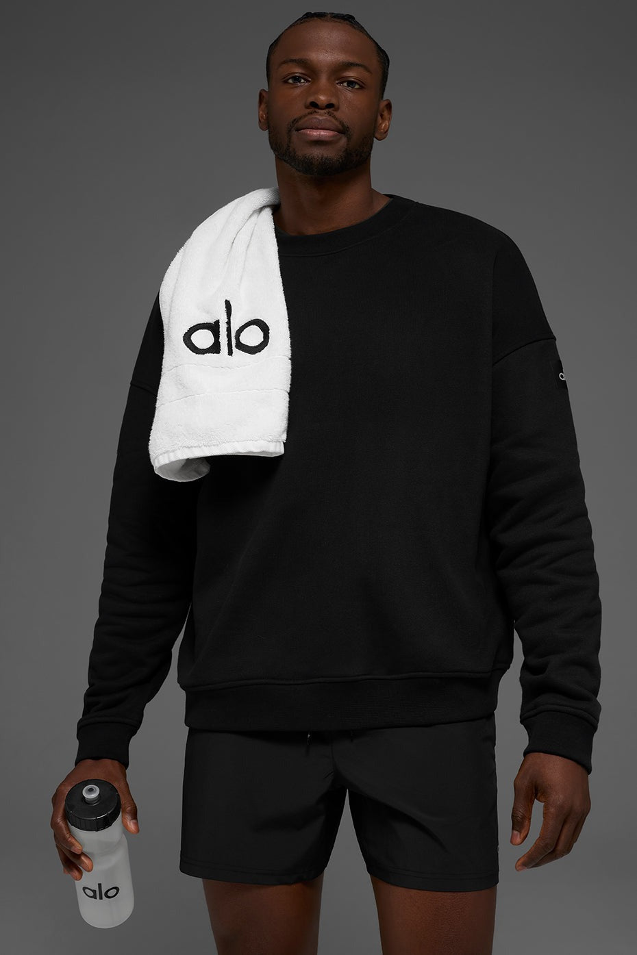 Renown Heavy Weight Crew Neck Pullover - Black