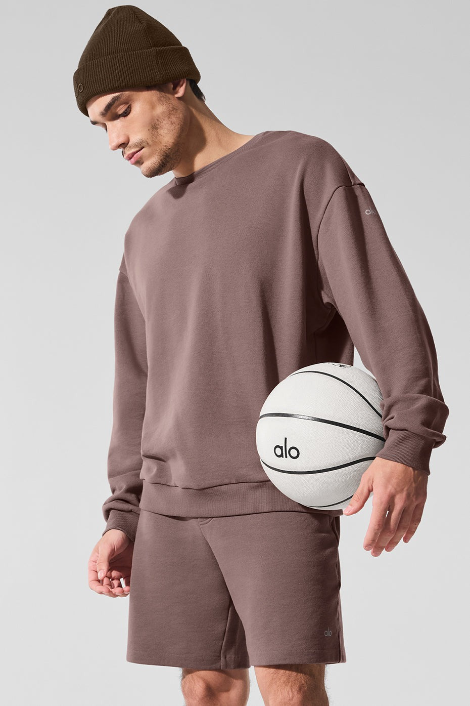 Chill Crew Neck Pullover - Mushroom