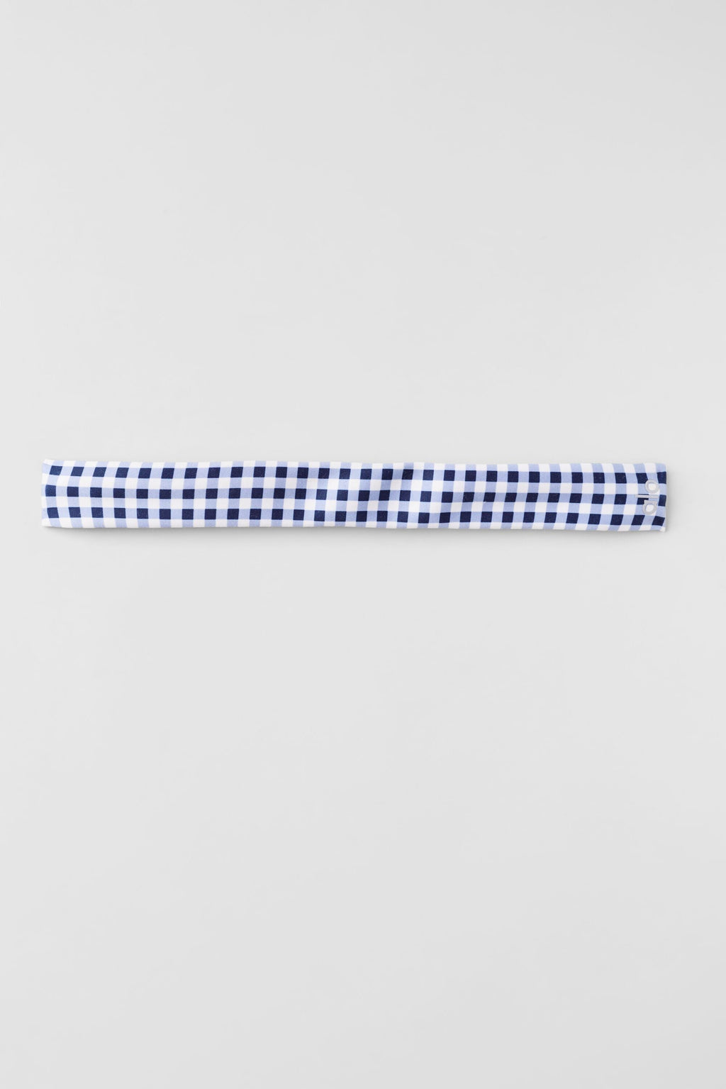 Gingham Airlift So Smooth Headband - Navy Gingham