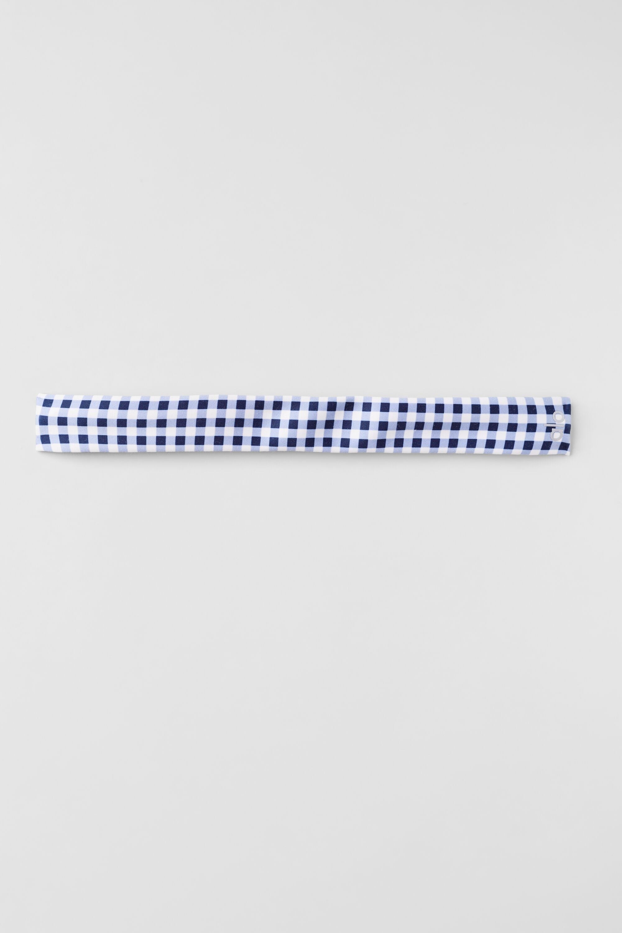 Gingham Airlift So Smooth Headband - Navy Gingham
