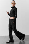 Sway Mid-Rise On The Go Pant - Black