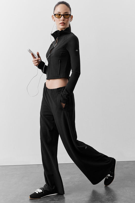 Sway Mid-Rise On The Go Pant - Black