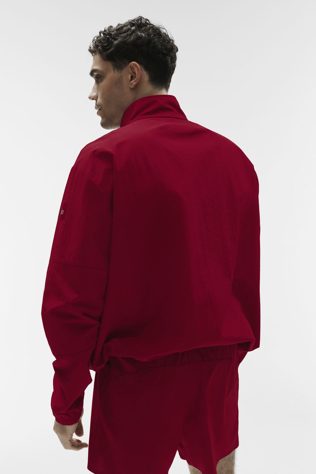 Light Weight Takeaway Track Pullover - Garnet
