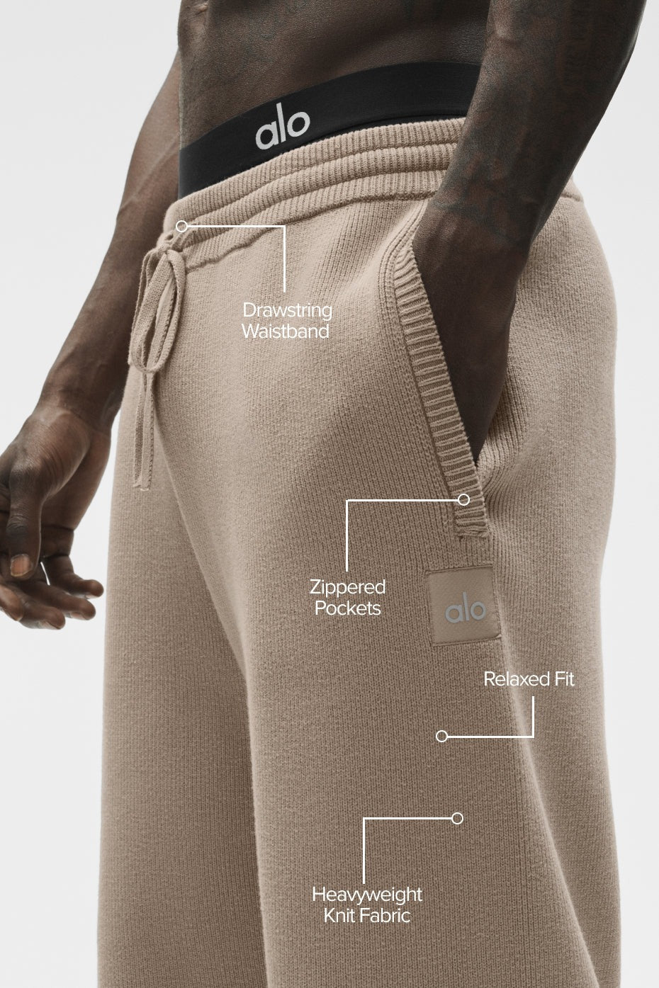 Scholar Straight Leg Sweatpant - Gravel