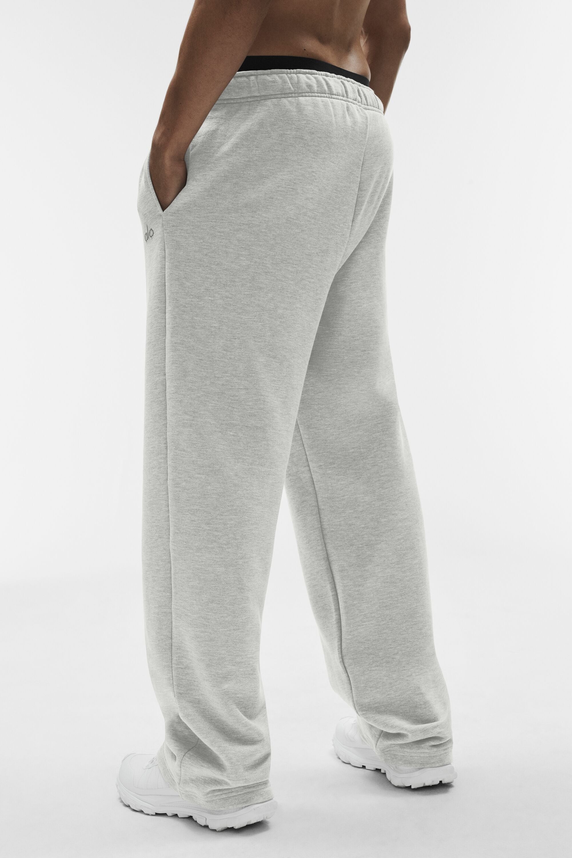 Accolade Straight Leg Sweatpant - White Heather