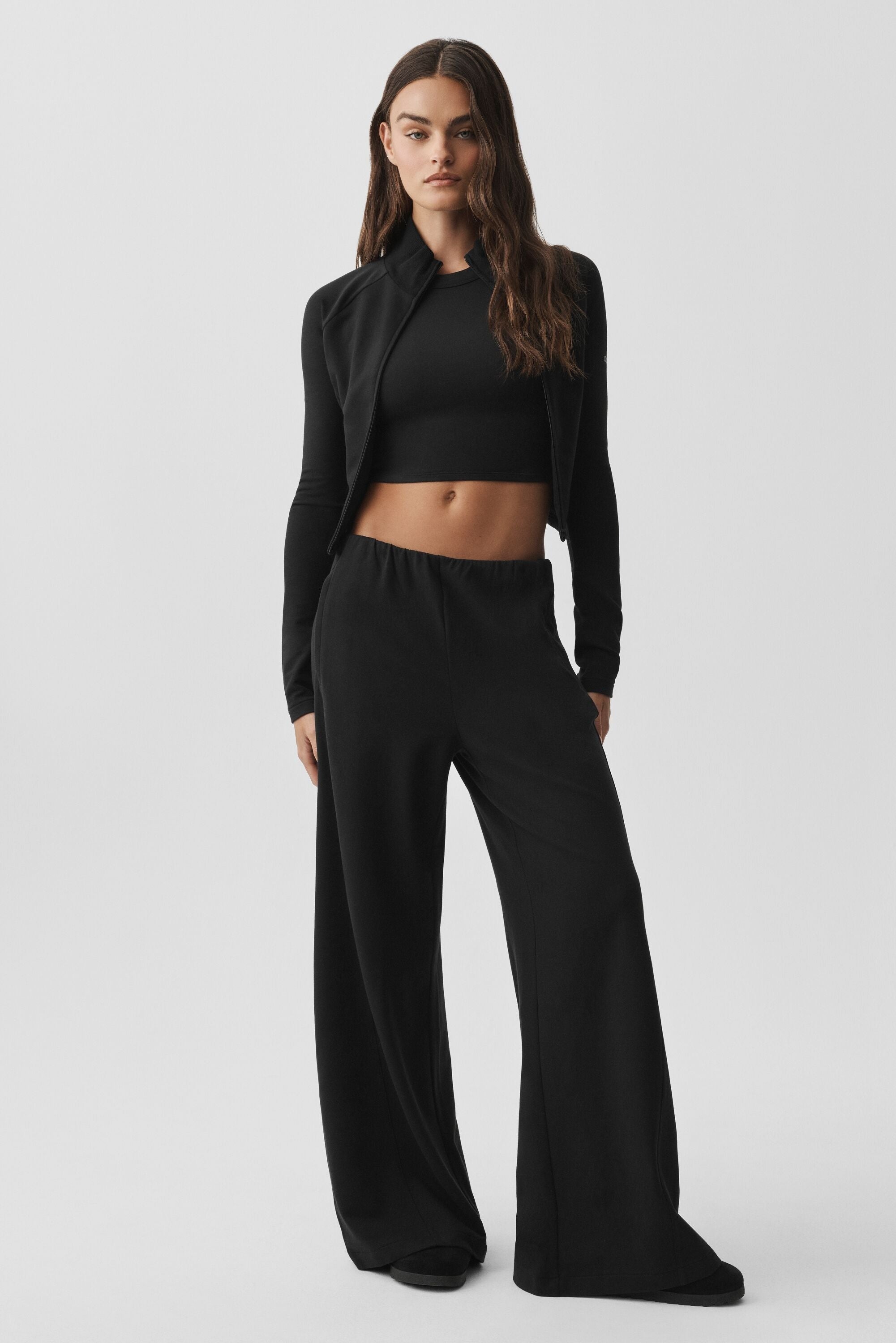Sway Mid-Rise On The Go Pant - Black