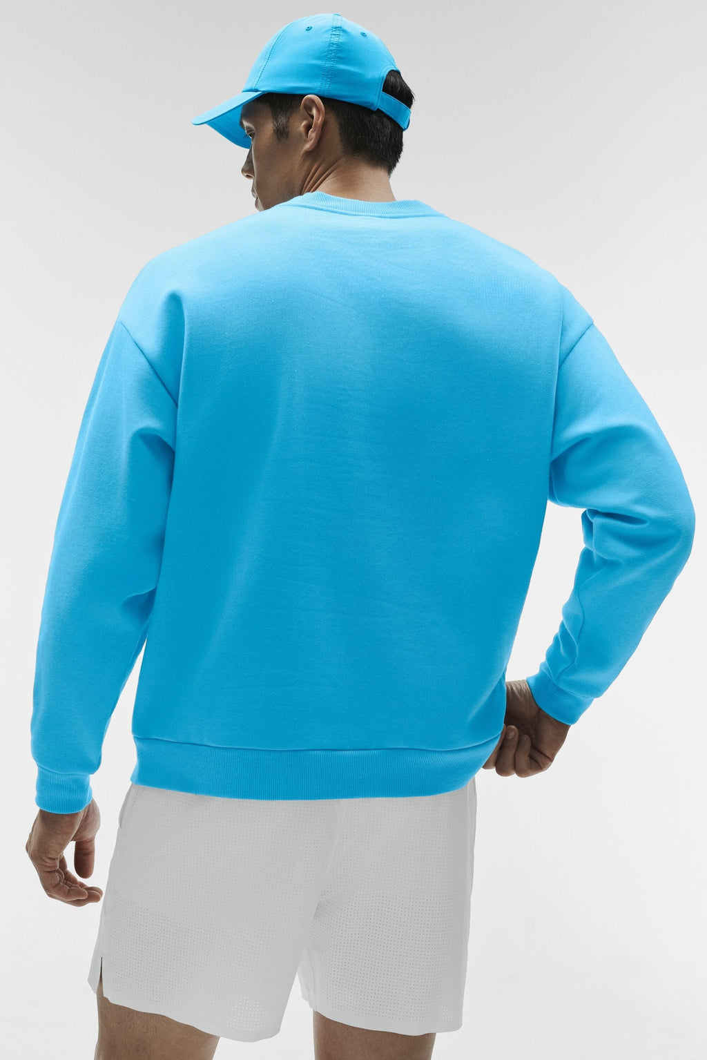Accolade Crew Neck Pullover - Azure Blue