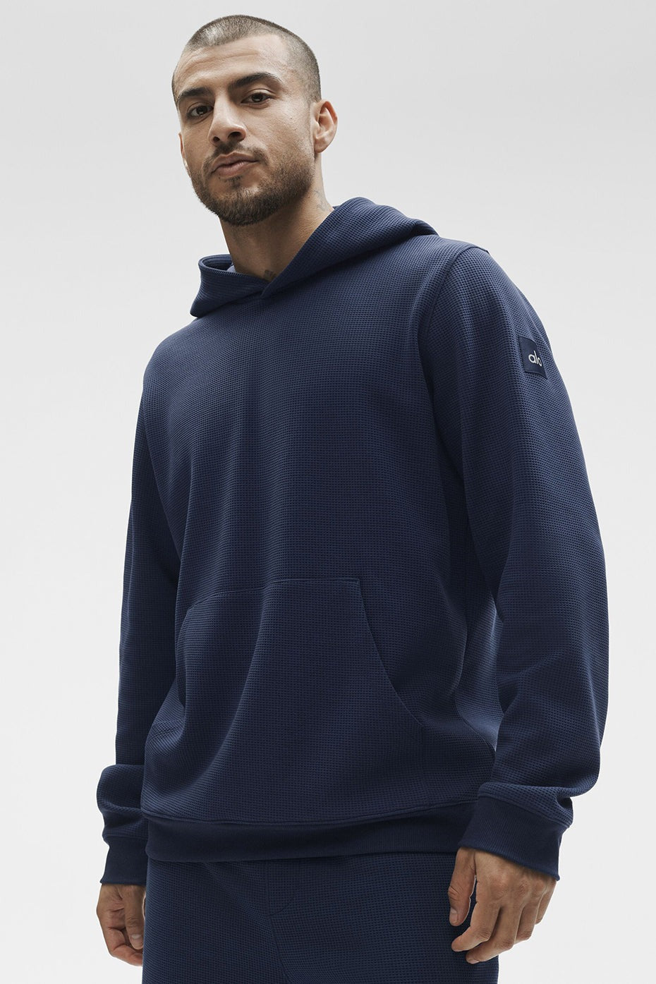 Waffle Lounge Hoodie - Navy