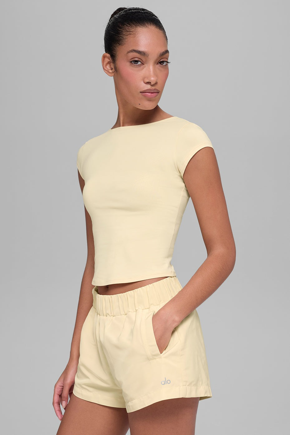 Alosoft Back For More Tee - Candlelight Yellow