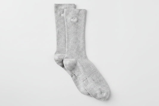 Unisex Half-Crew Understated Sock - Athletic Heather Grey