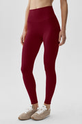ALO Softsculpt High-Waist 7/8 Legging - Summer Romance Red
