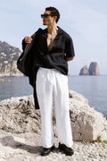 Linen Days Straight Leg Pant - White